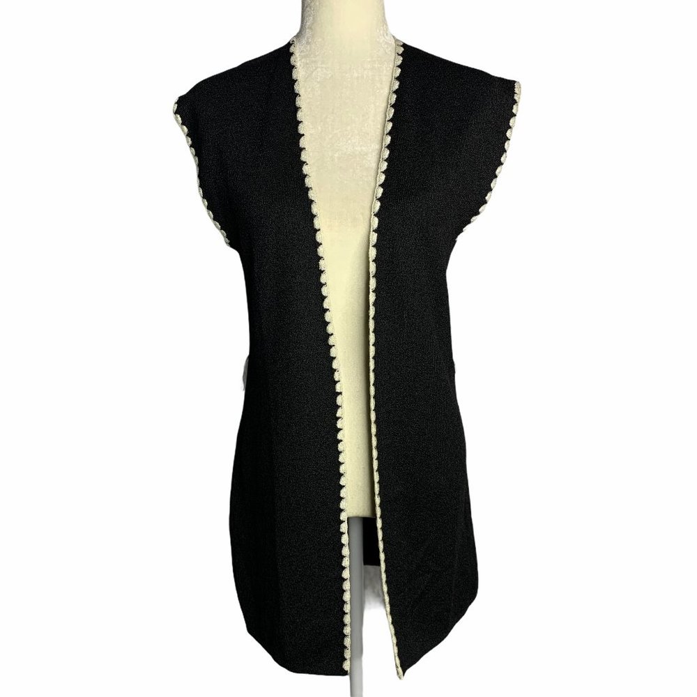 Vintage 60s Marbella Cardigan Sweater Vest 49PE